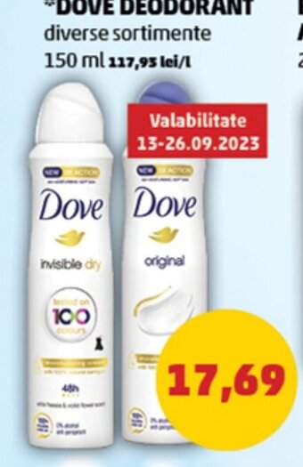 Penny DOVE DEODORANT Ofertă