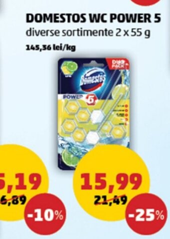 Penny DOMESTOS WC POWER 5 Ofertă