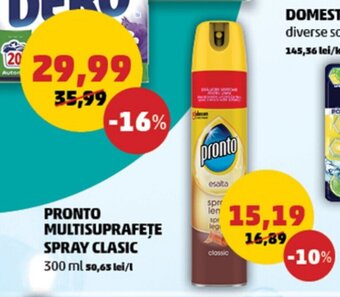 Penny PRONTO MULTISUPRAFEŢE SPRAY CLASIC Ofertă