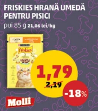 Penny FRISKIES HRANĂ UMEDĂ PENTRU PISICI Ofertă