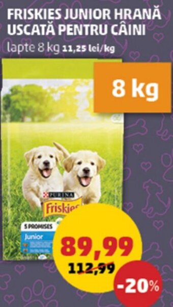 FRISKIES JUNIOR HRANĂ USCATĂ PENTRU CÂINI