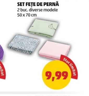 SET FEȚE DE PERNĂ