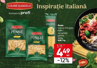Paste coline d'angelo fusilli