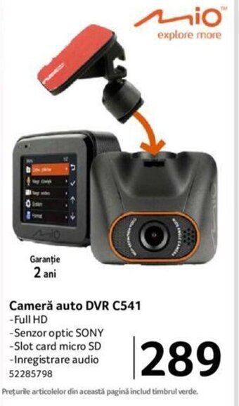 Selgros Cameră auto DVR C541 Ofertă