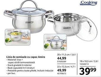 Selgros Linia de semioale cu capac Amira Ofertă