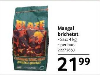Selgros Mangal brichetat Ofertă
