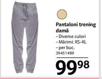 Selgros Pantaloni trening damă Ofertă