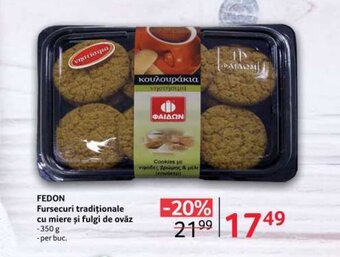 FEDON Fursecuri tradiționale cu miere și fulgi de ovăz