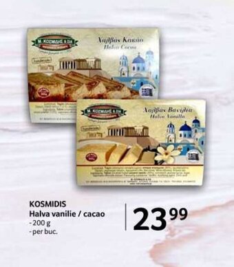 Selgros KOSMIDIS Halva vanilie / cacao Ofertă