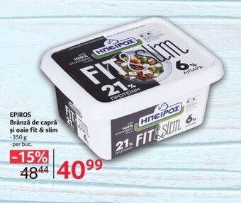 Selgros EPIROS Brânză de capră şi oaie fit & slim Ofertă