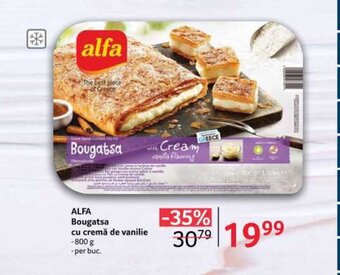 Selgros ALFA Bougatsa cu cremă de vanilie Ofertă