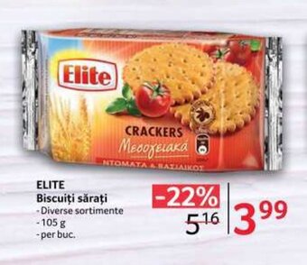 Selgros ELITE Biscuiți sărați Ofertă