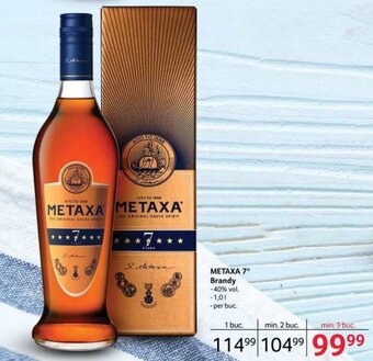 Selgros METAXA 7* Brandy Ofertă