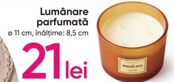 Lumânare parfumată Ø 11 cm, înălțime: 8,5 cm