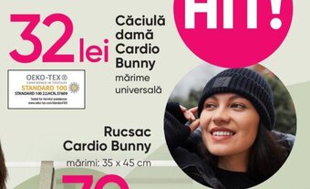 Pepco Căciulă damă Cardio bunny Ofertă