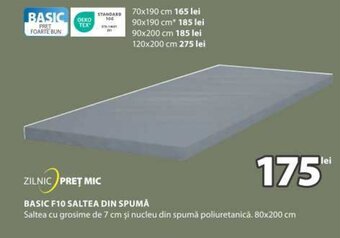 JYSK BASIC F10 SALTEA DIN SPUMĂ Ofertă