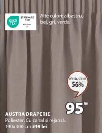 JYSK AUSTRA DRAPERIE Ofertă