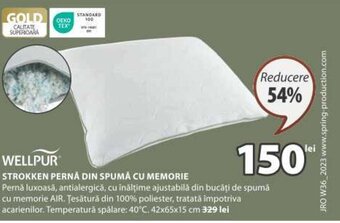 STROKKEN PERNÅ DIN SPUMĂ CU MEMORIE