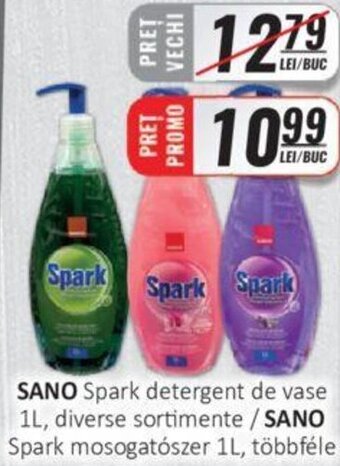 SANO Spark detergent de vase 1L,