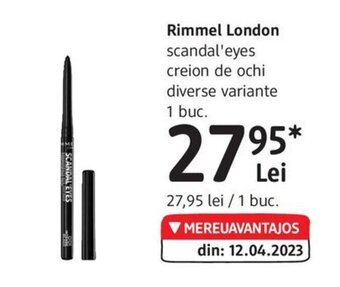 DM Rimmel London scandal'eyes Ofertă