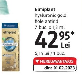 DM Elmiplant hyaluronic gold Ofertă