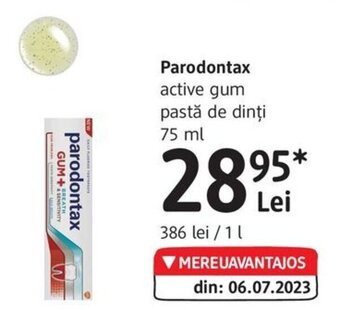 Parodontax active gum pastă de dinţi 75 ml