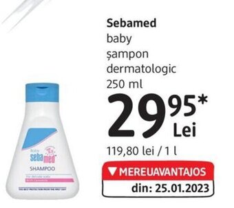 DM sebamed baby şampon dermatologic 250 ml Ofertă