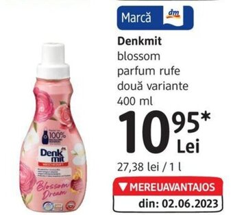 DM Denkmit blossom parfum rufe două variante 400 ml Ofertă