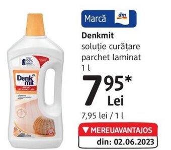 DM Denkmit soluţie curățare parchet laminat 11 Ofertă