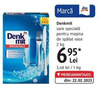 DM Denkmit sare specială pentru maşina de spălat vase 2 kg Ofertă