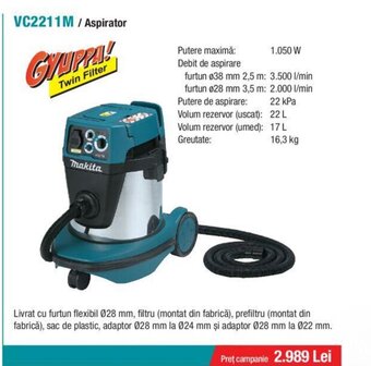 VC2211M/Aspirator