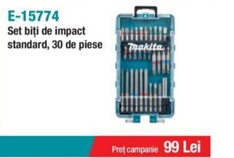 E-15774 Set biţi de impact standard, 30 de piese