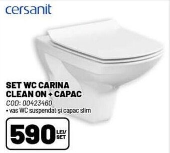 Ambient SET WC CARINA CLEAN ON + CAPAC Ofertă