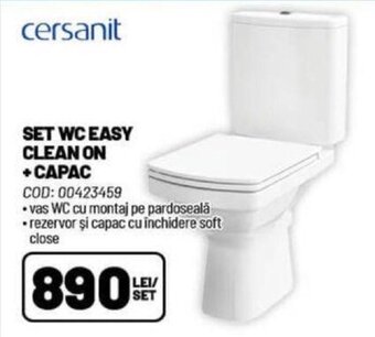 Ambient SET WC EASY CLEAN ON +CAPAC Ofertă