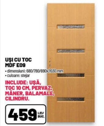 Ambient UŞI CU TOC MDF E09 Ofertă