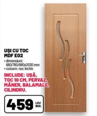 Ambient UŞI CU TOC MDF E02 Ofertă