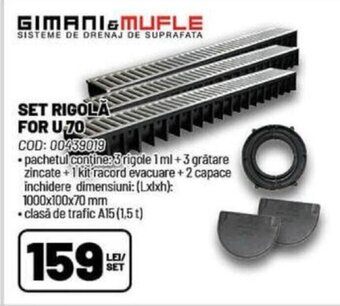 Ambient SET RIGOLA FOR U-70 Ofertă