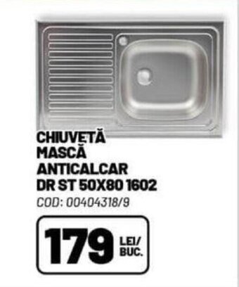 Ambient CHIUVETA MASCĂ ANTICALCAR DR ST 50X80 1602 Ofertă