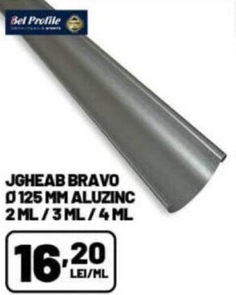 JGHEAB BRAVO Ø 125 MM ALUZINC 2ML/3ML/4 ML