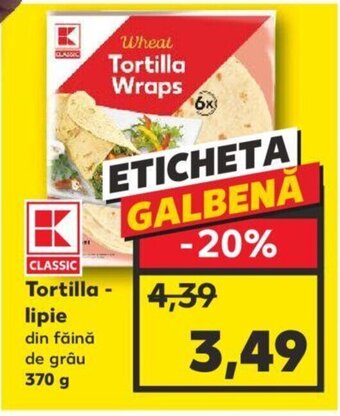 Kaufland Tortilla lipie din făină de grâu Ofertă