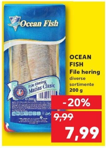 Kaufland OCEAN FISH File hering diverse sortimente 200 g Ofertă