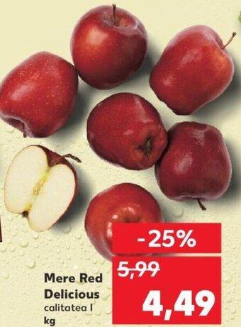Kaufland Mere Red Delicious calitatea I Ofertă