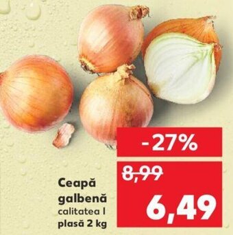 Kaufland Ceapă galbenă calitatea l plasă 2 kg Ofertă