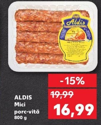 Kaufland ALDIS Mici porc-vită Ofertă