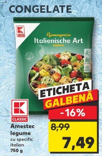 Kaufland Amestec legume cu specific italian 750 g Ofertă