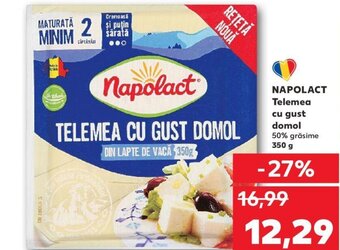 Kaufland NAPOLACT Telemea cu gust domol 50% grăsime 350 g Ofertă