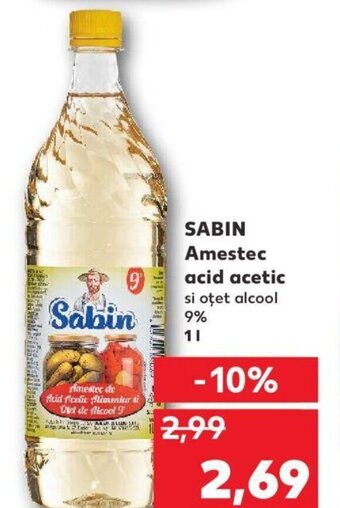SABIN Amestec acid acetic si oțet alcool 9%