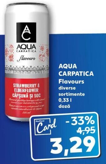 Kaufland AQUA CARPATICA Flavours Ofertă