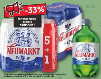 Kaufland la toată gama de bere NEUMARKT Ofertă