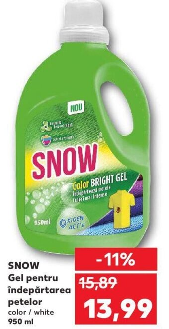 Kaufland SNOW Gel pentru îndepărtarea petelor Ofertă